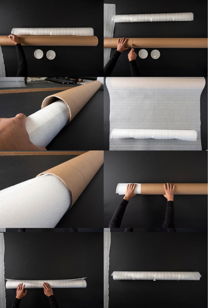 Images demonstarting the packaging of the photograph